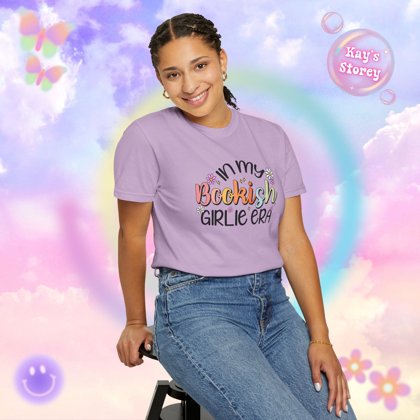 Bookish Girlie Era Comfort Colors T-Shirt