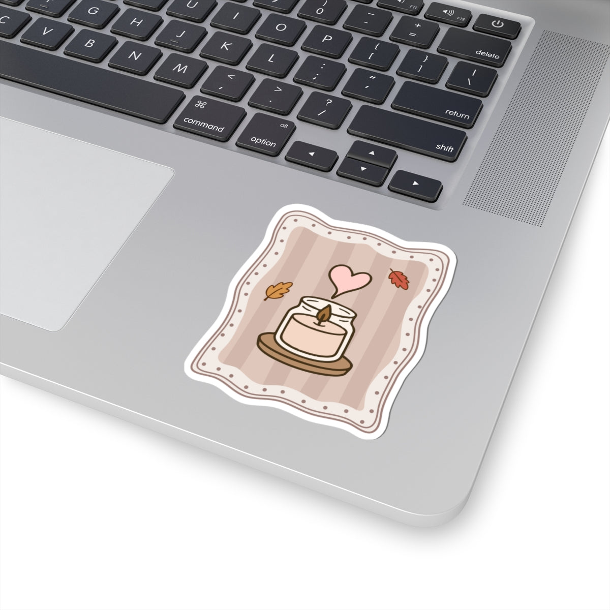 Autumn Candle Sticker, Fall Planner Stickers, Book Lover Gifts, Autumn Sticker, Cozy Accessories, Seasonal Sticker