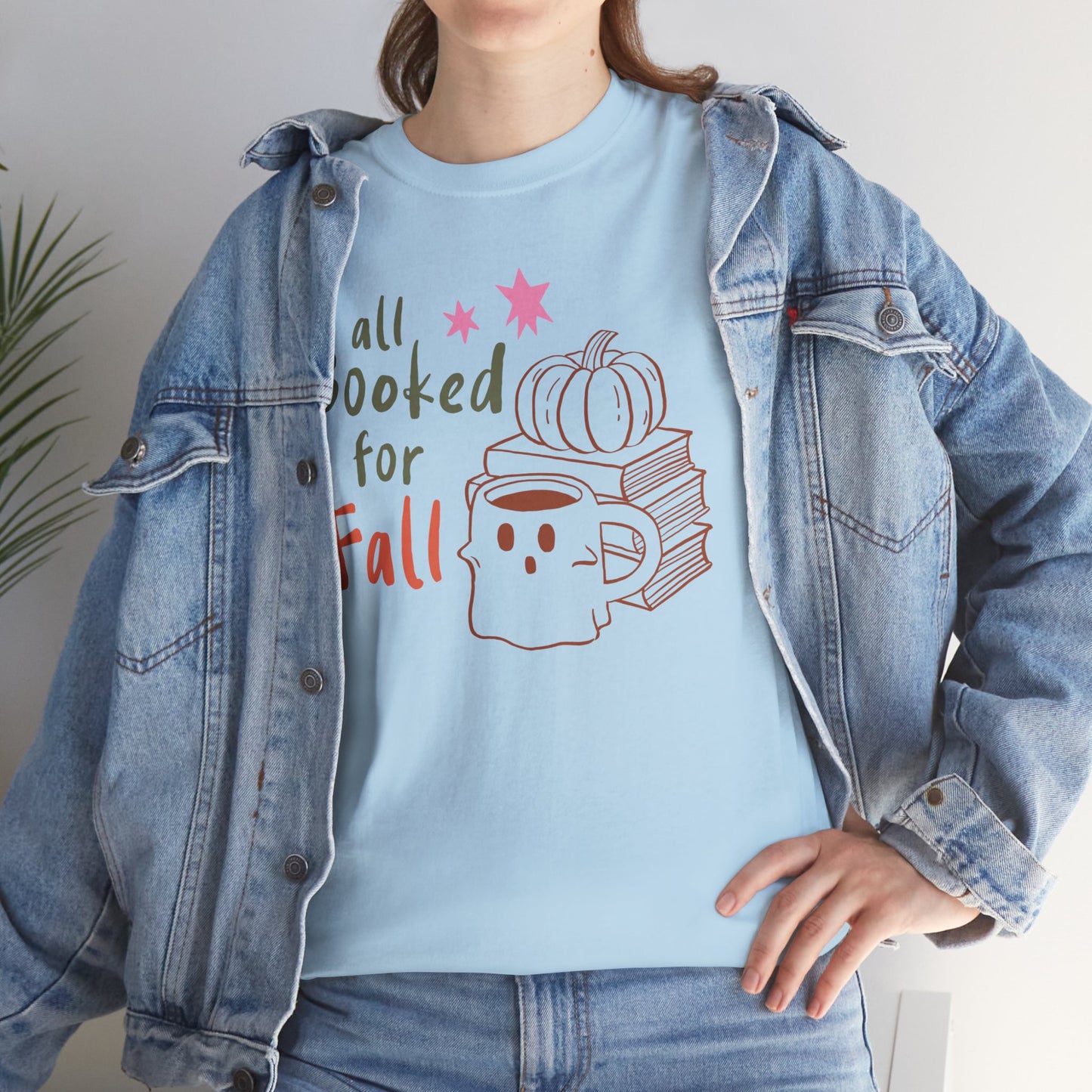 All Booked For Fall Tee - Bookish Gift