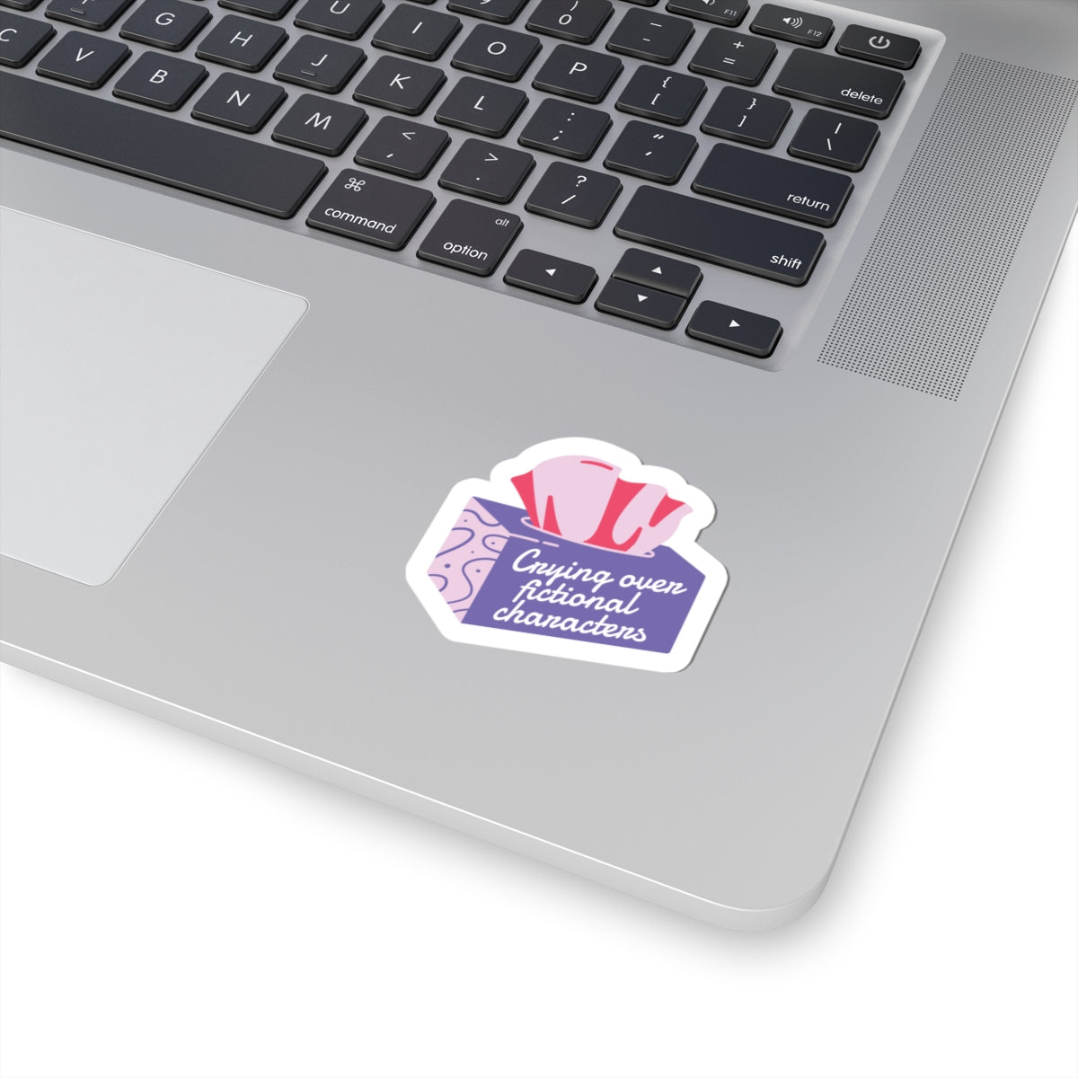 Crying Over Fictional Characters Sticker