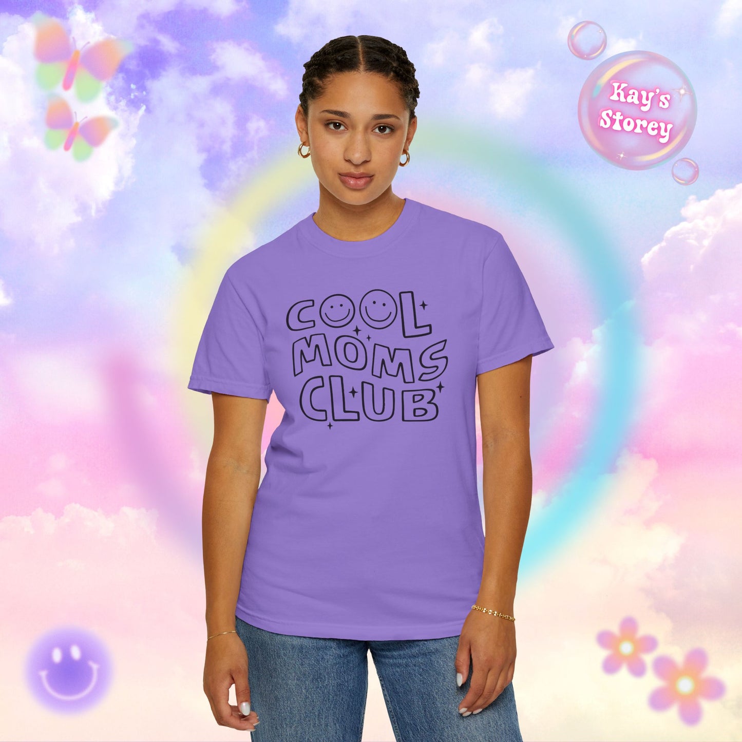 Cool Moms Club Comfort Colors T-Shirt