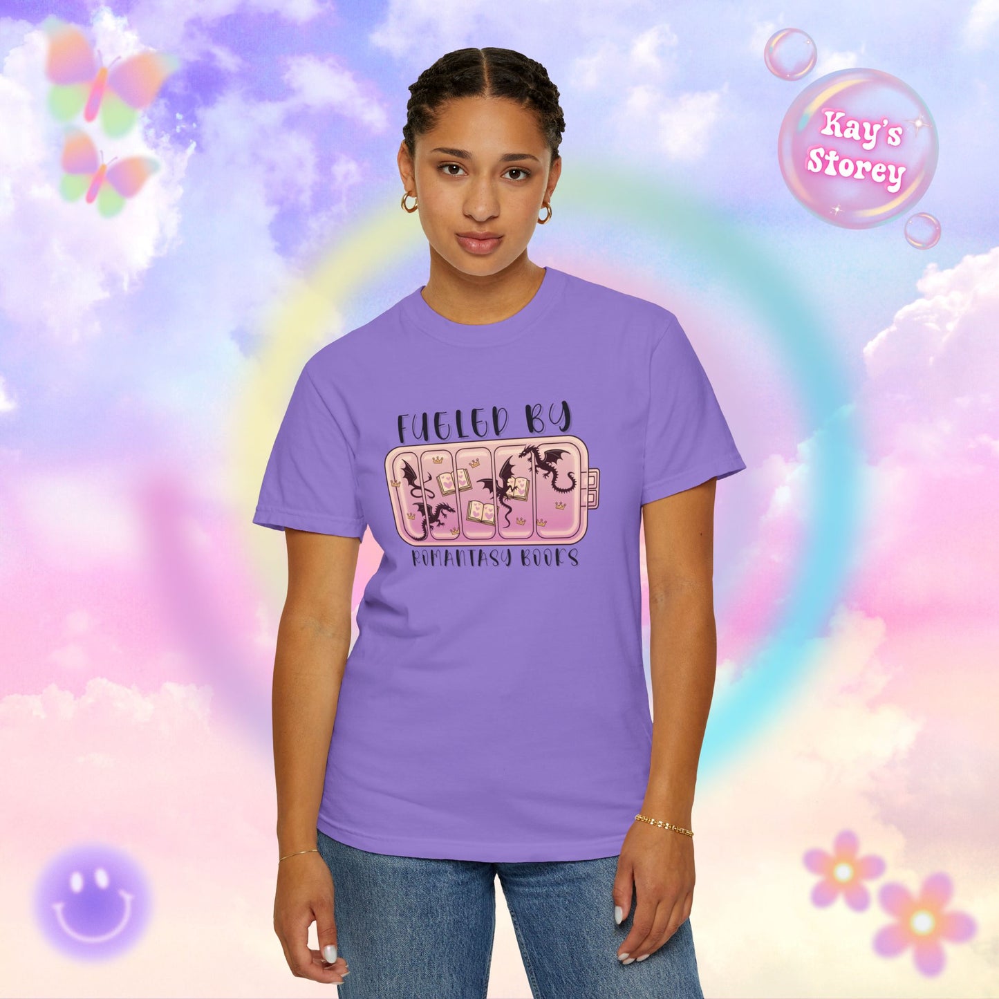 Fueled by Romantasy Books Comfort Colors T-Shirt