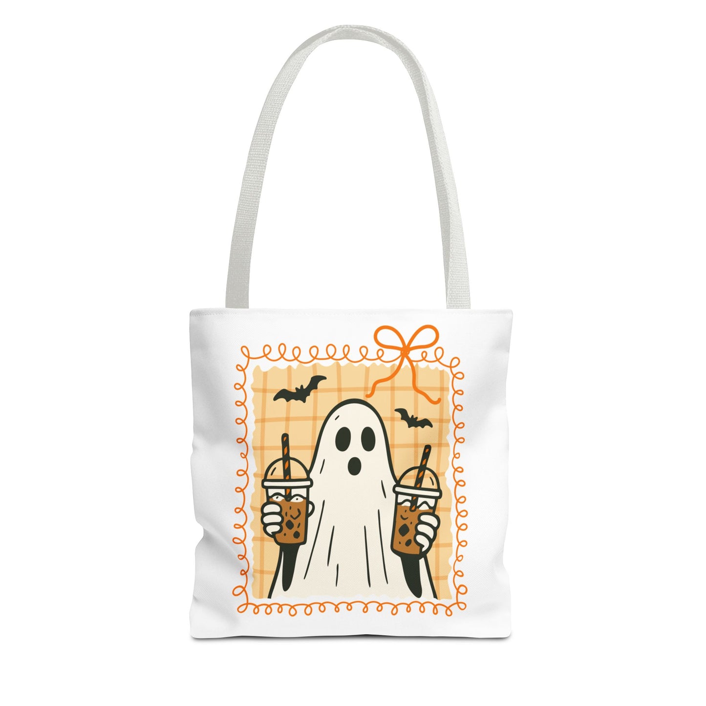 Spooky Season Ghostly Coffee Tote Bag