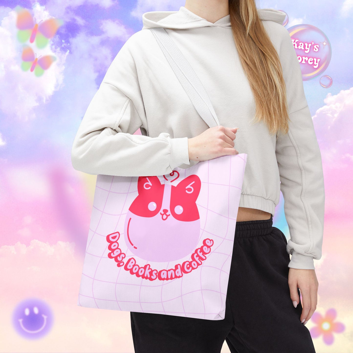 Dogs, Books & Coffee Tote Bag