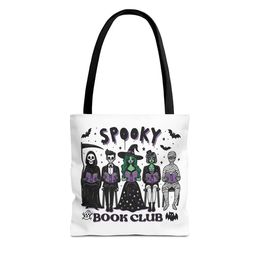 Spooky Book Club Tote Bag