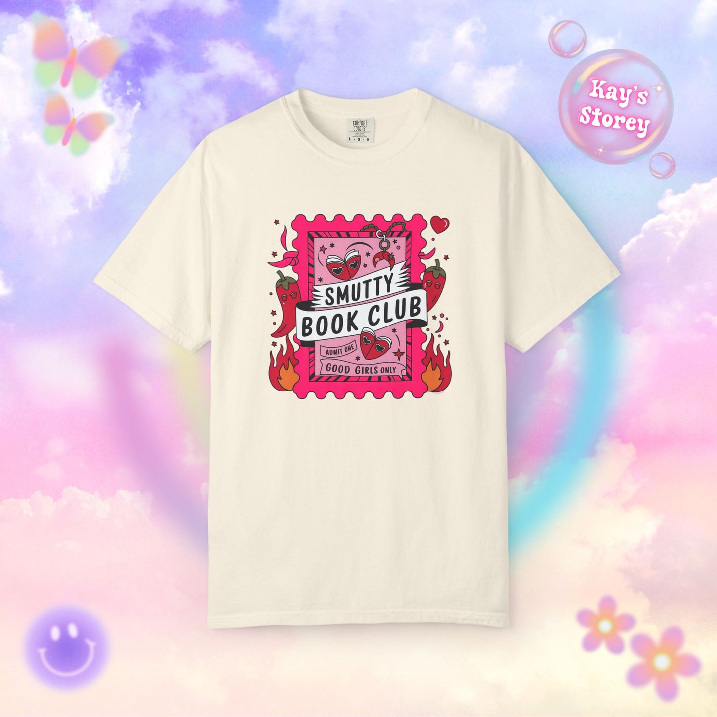Smutty Book Club Comfort Colors T-Shirt