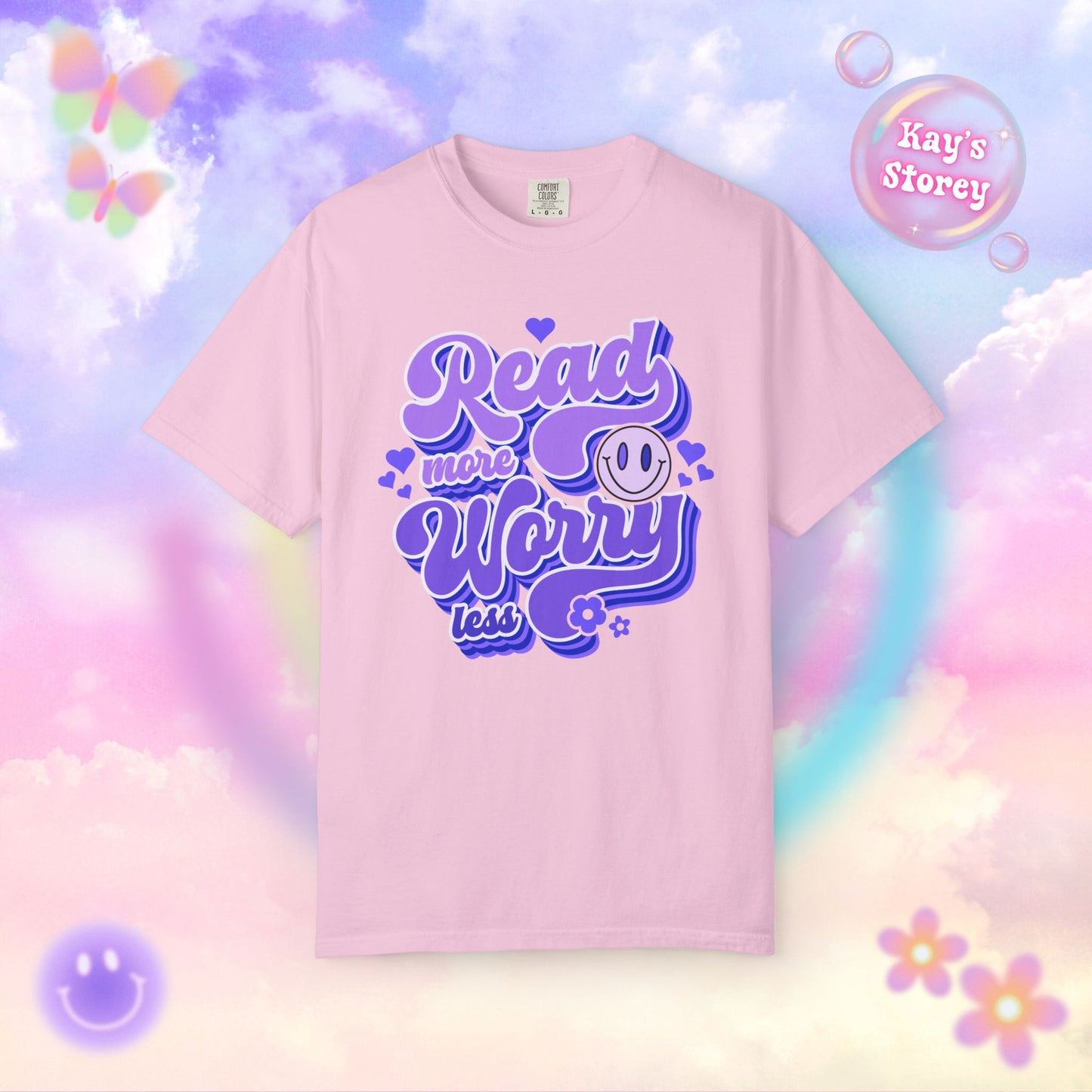 Read More, Worry Less Comfort Colors T-Shirt