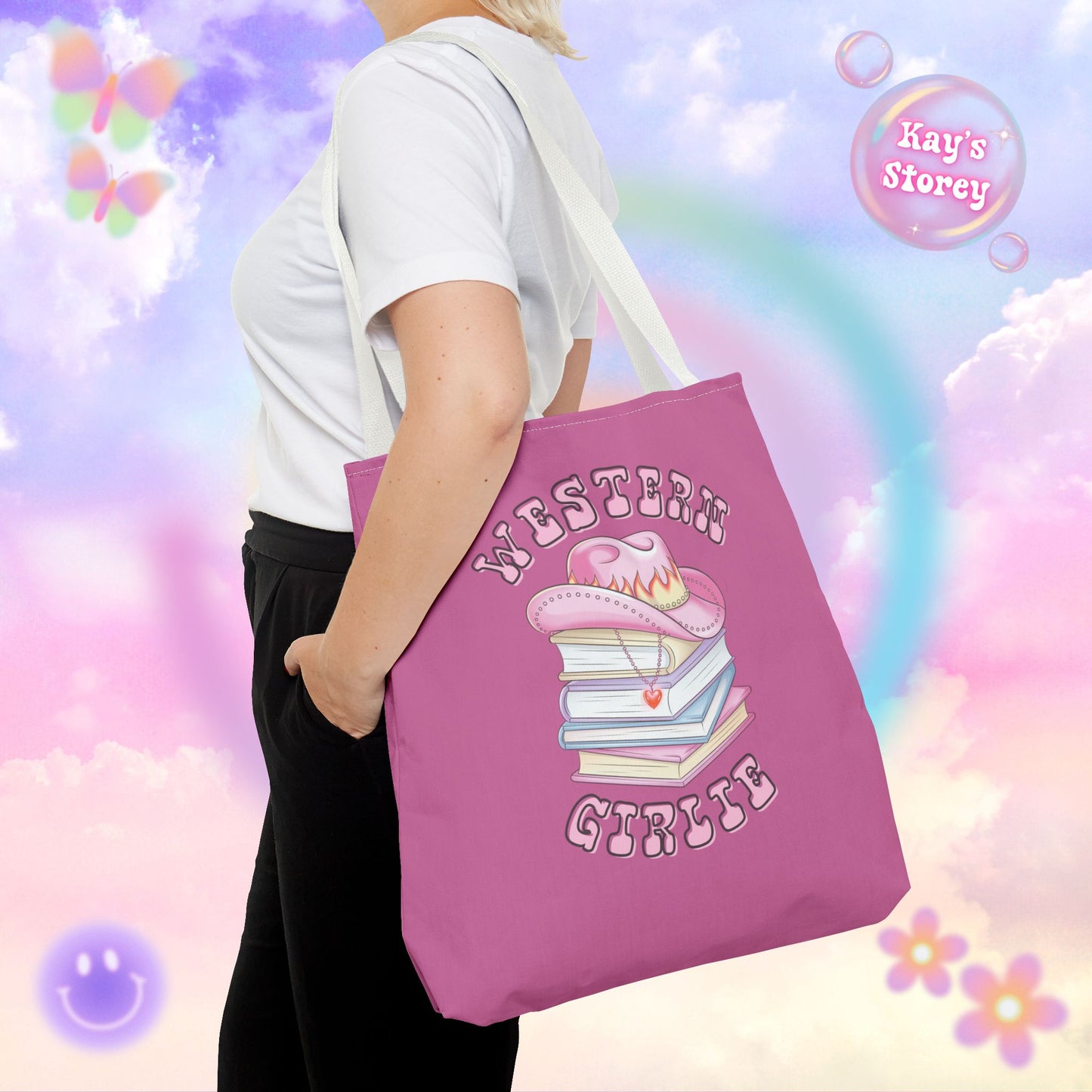 Western Girlie Tote Bag