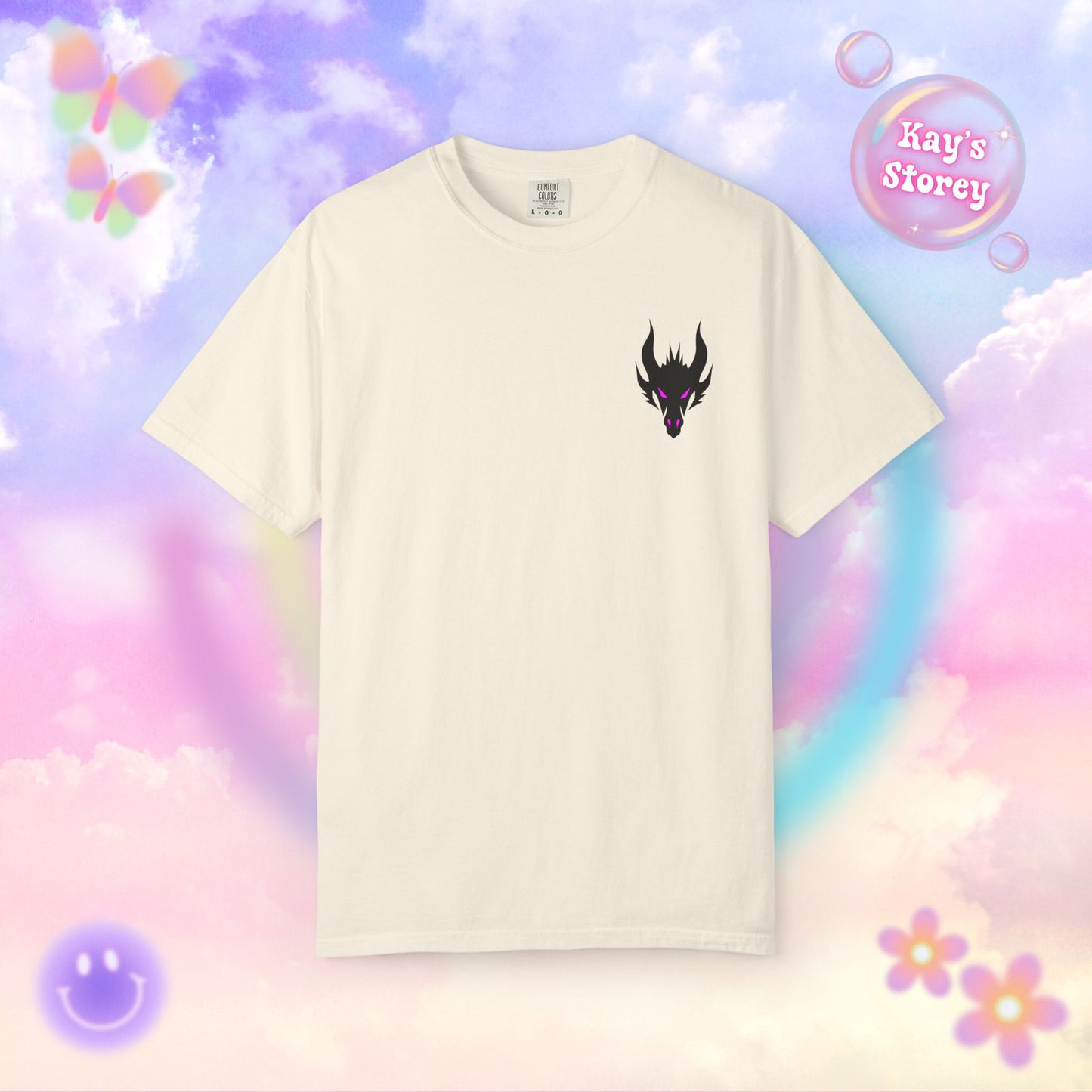 Book Dragon Pink Comfort Colors T-Shirt