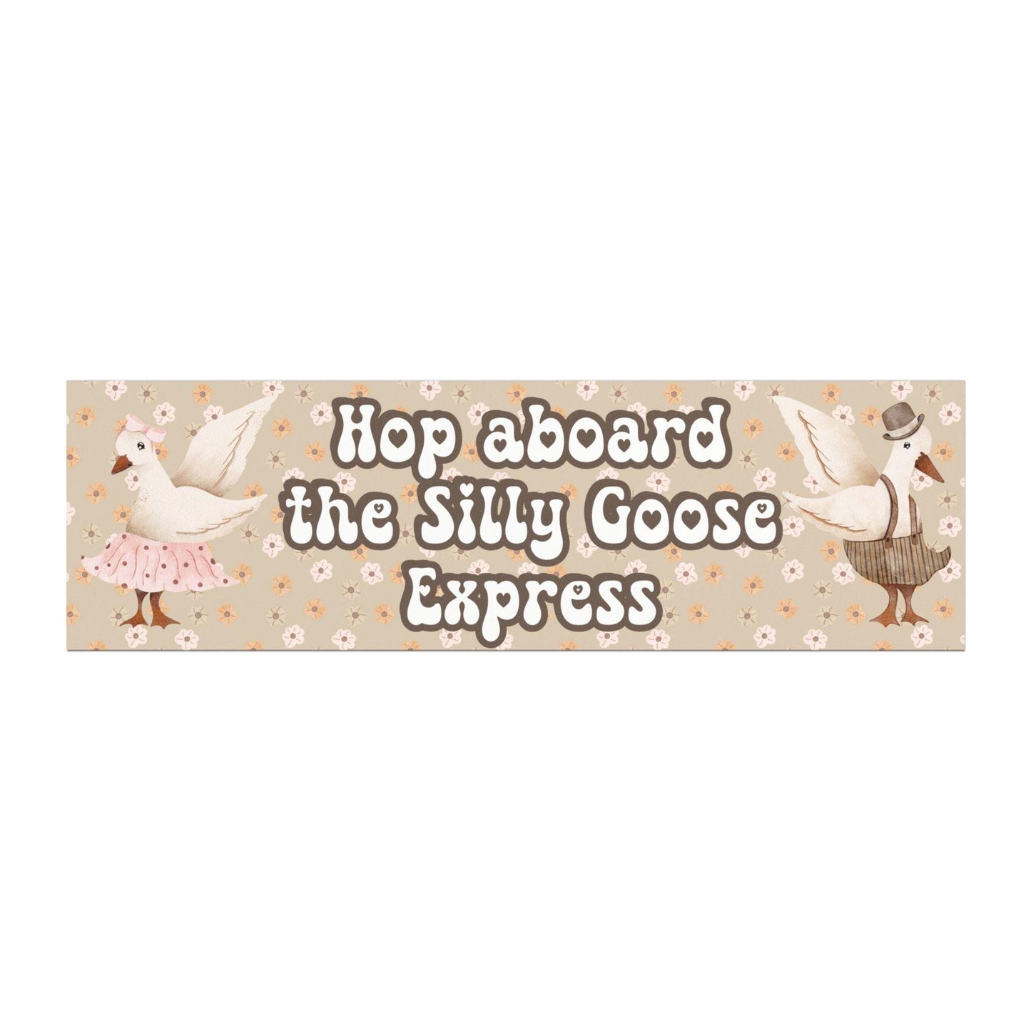 Silly Goose Express Car Magnet