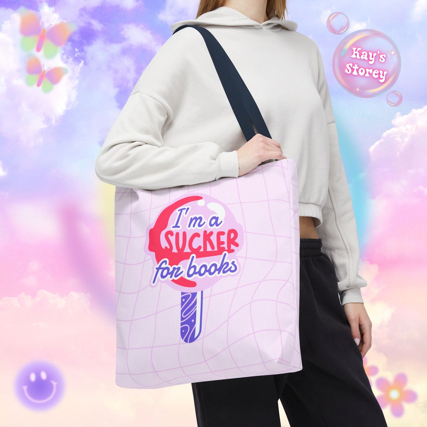 Sucker for Books Tote Bag