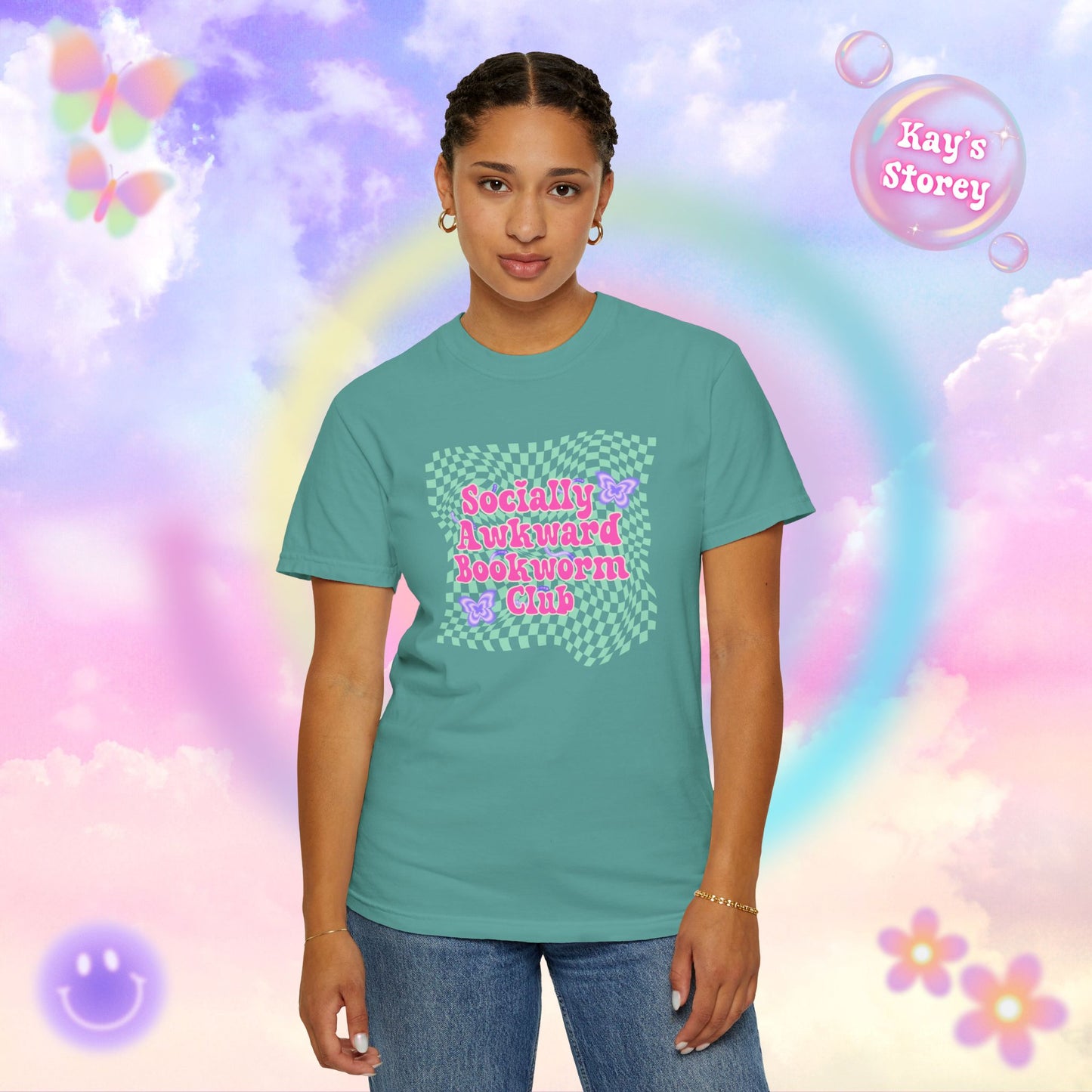 Socially Awkward Bookworm Club Comfort Colors T-Shirt