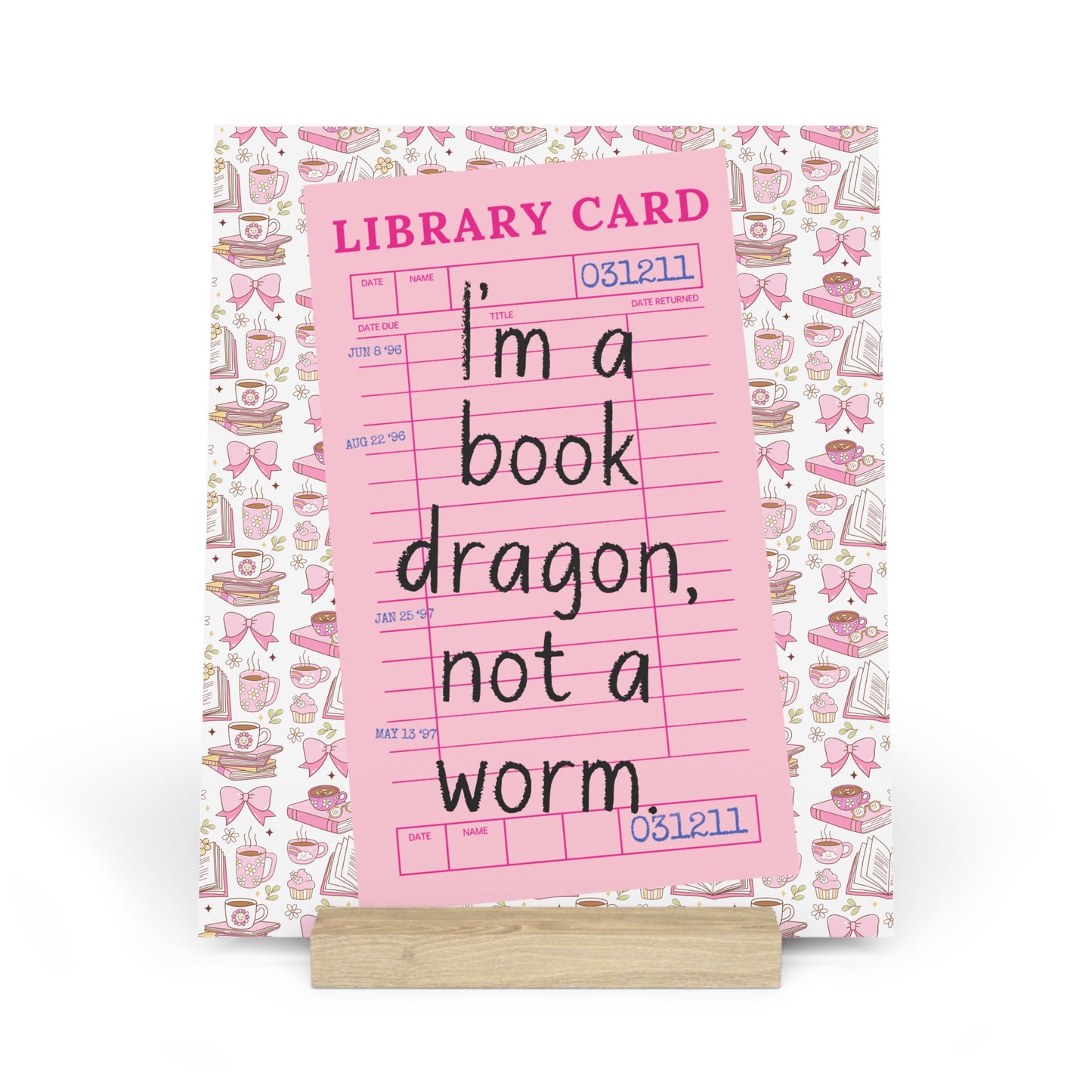 Book Dragon Bookshelf Decor with Stand