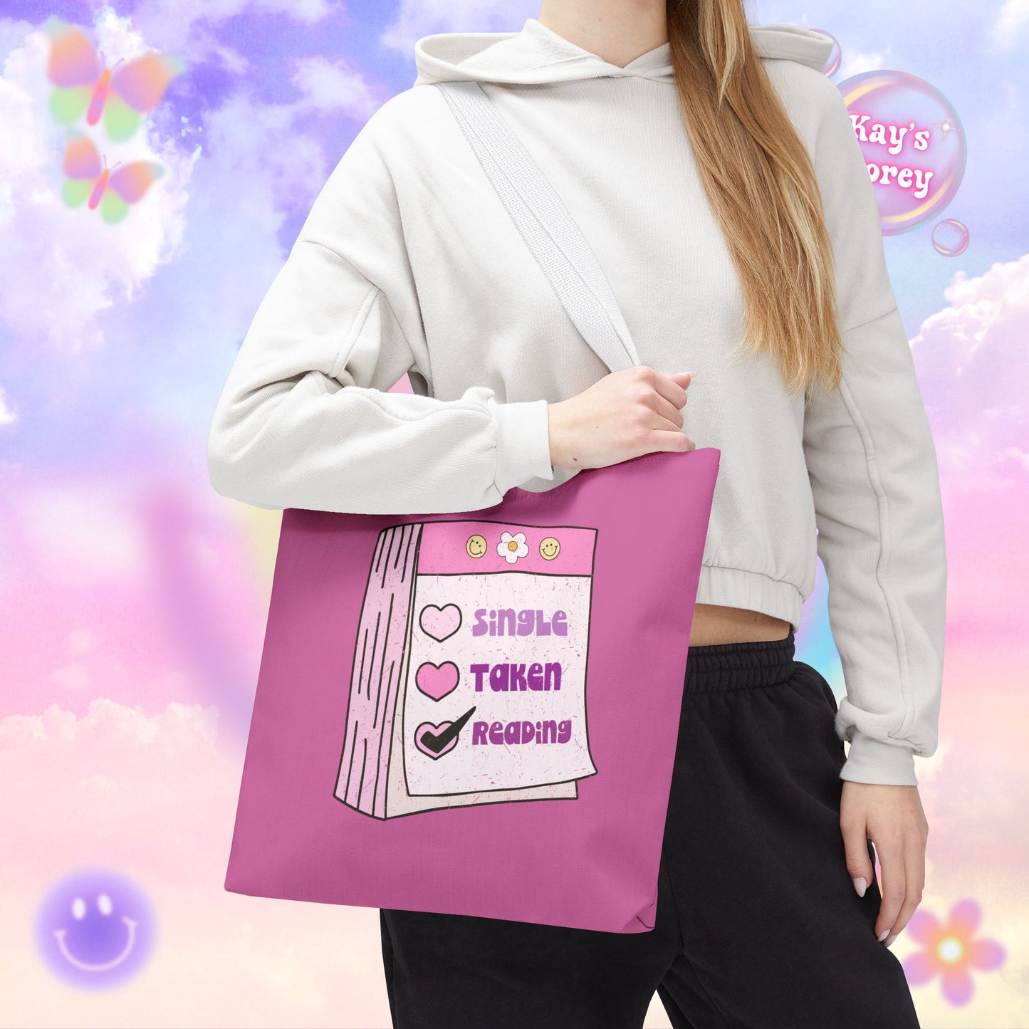 Single-Taken-Reading Tote Bag