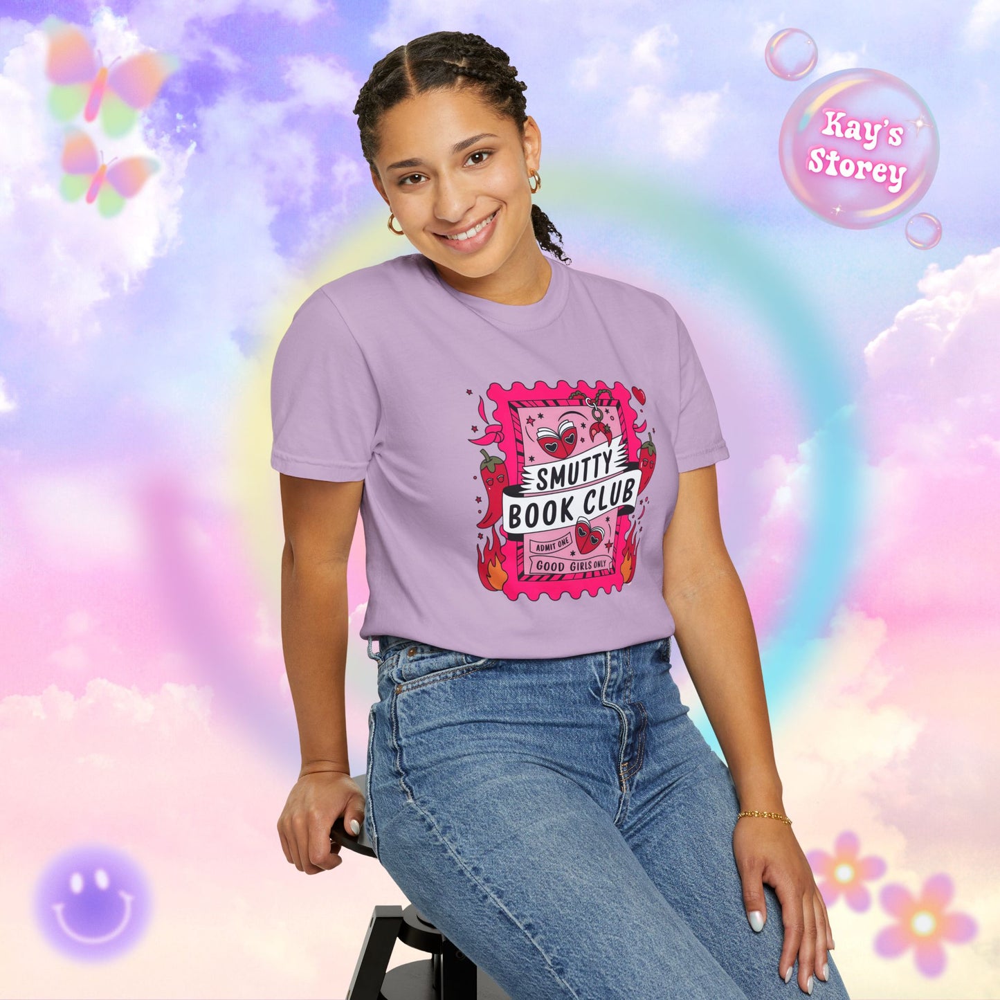 Smutty Book Club Comfort Colors T-Shirt
