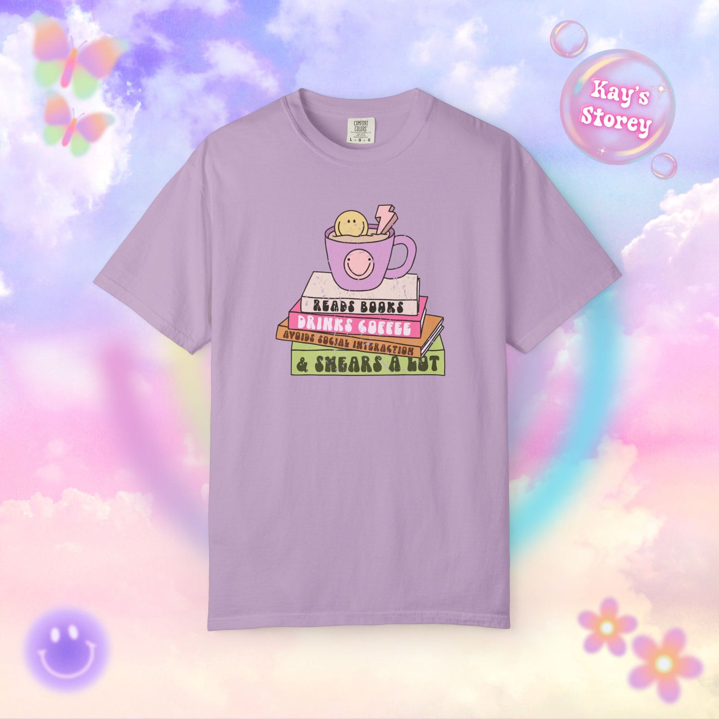 Reads Books... Comfort Colors T-Shirt