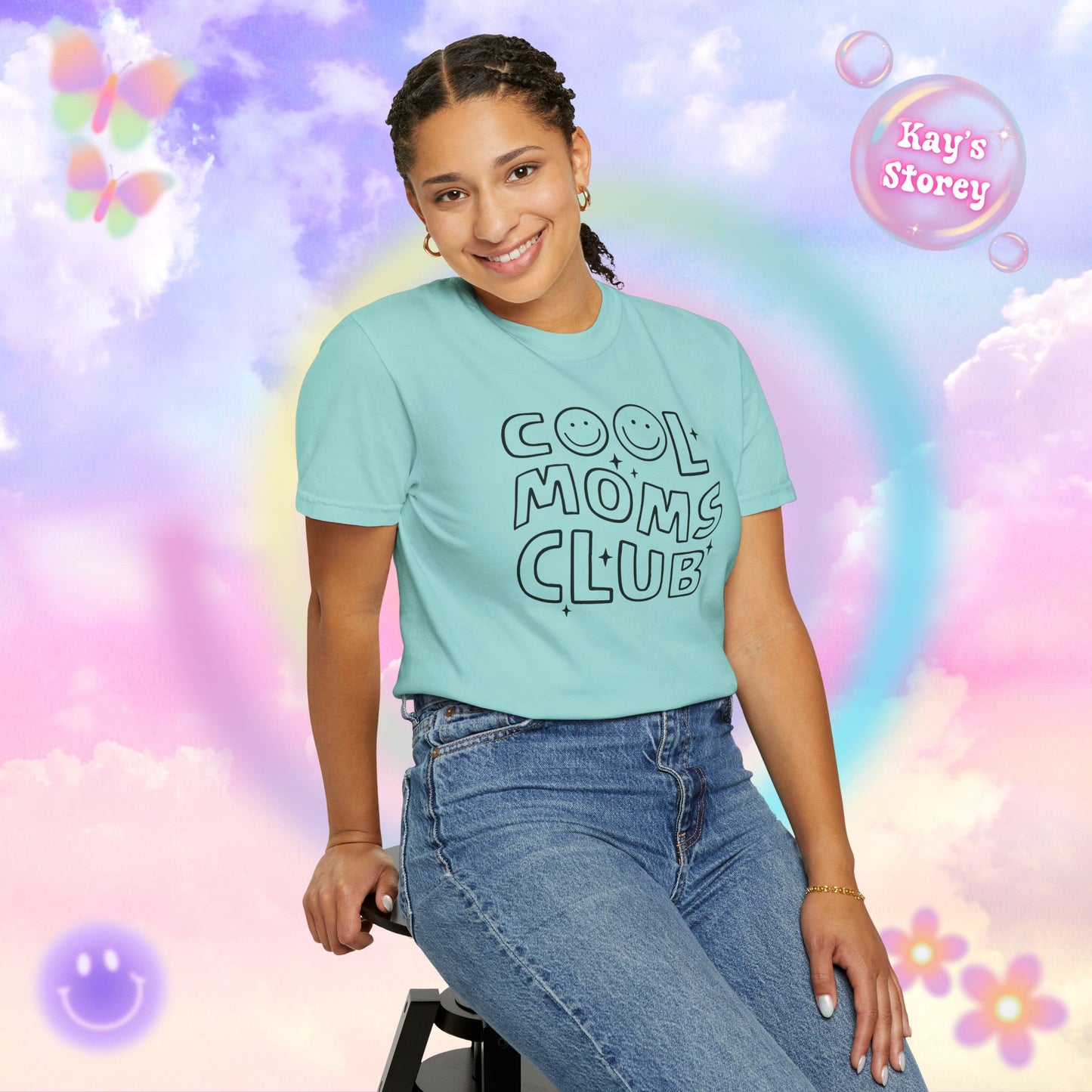 Cool Moms Club Comfort Colors T-Shirt