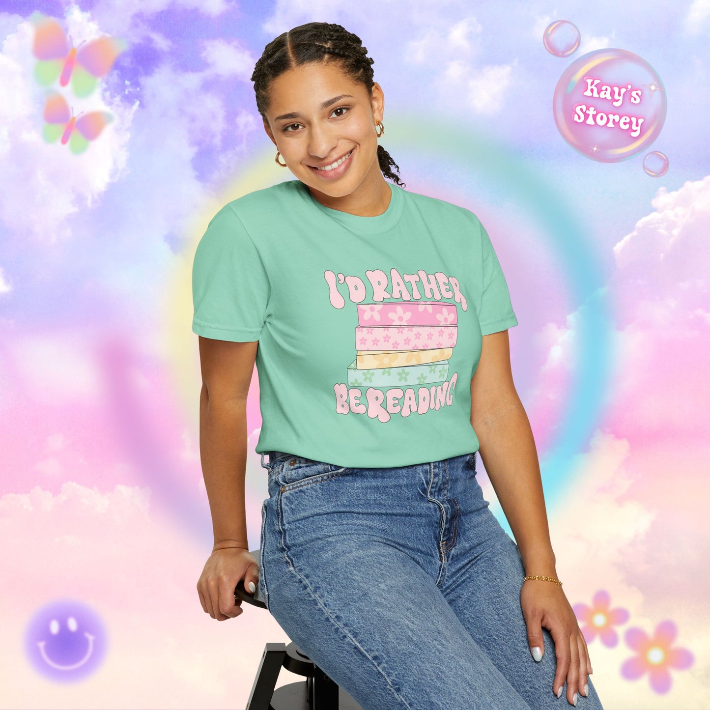 I'd Rather Be Reading Comfort Colors T-Shirt