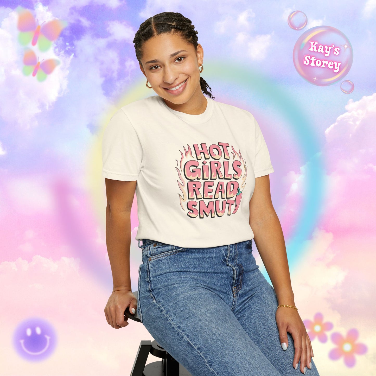 Hot Girls Read Smut Comfort Colors T-Shirt