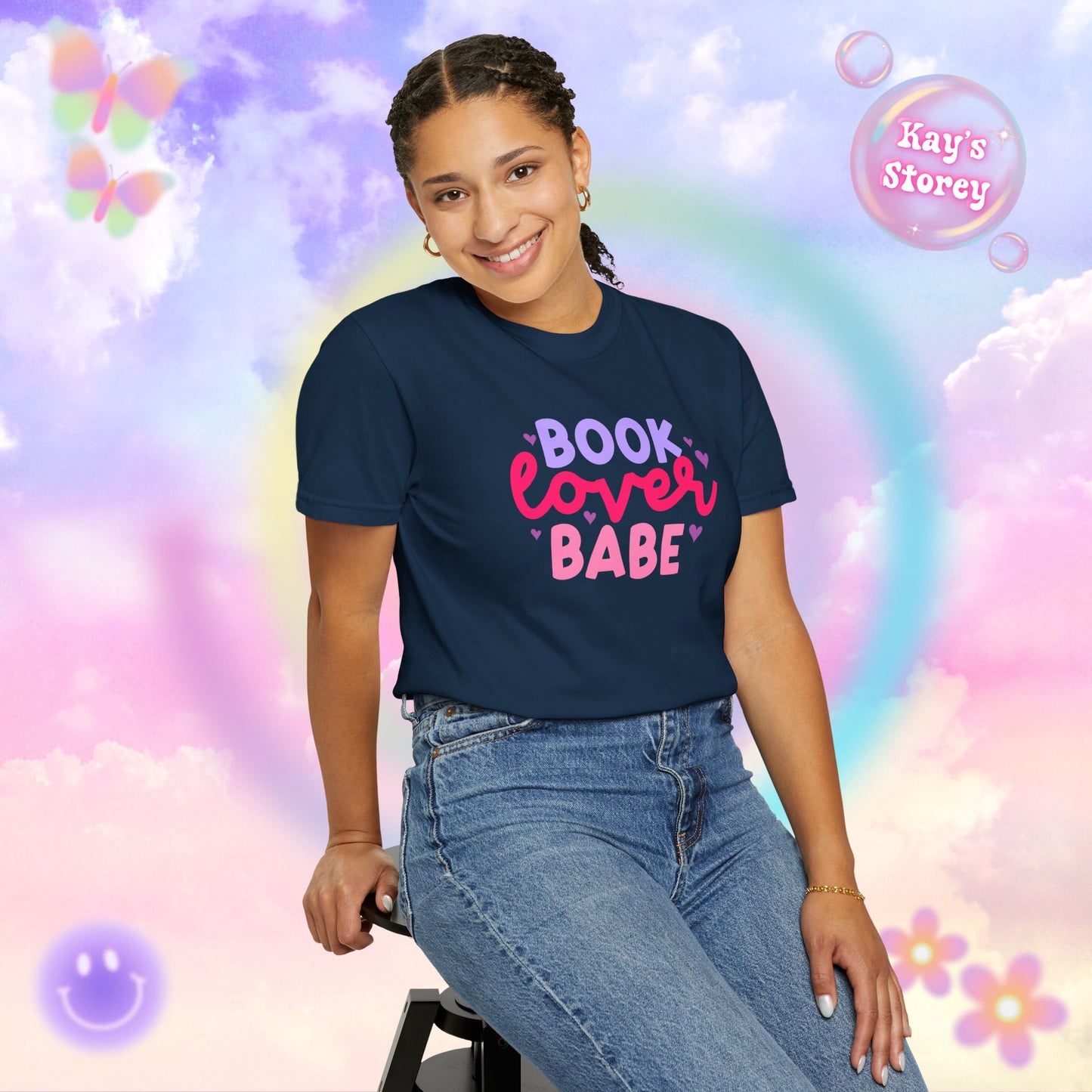 Book Lover Babe Comfort Colors T-Shirt