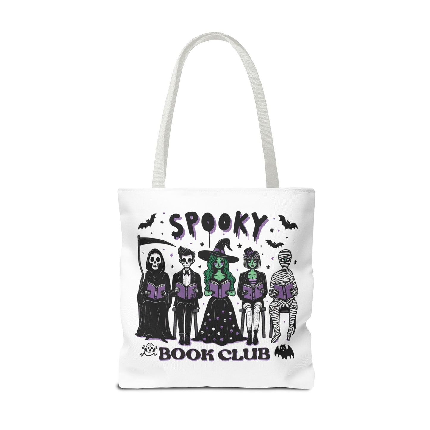 Spooky Book Club Tote Bag