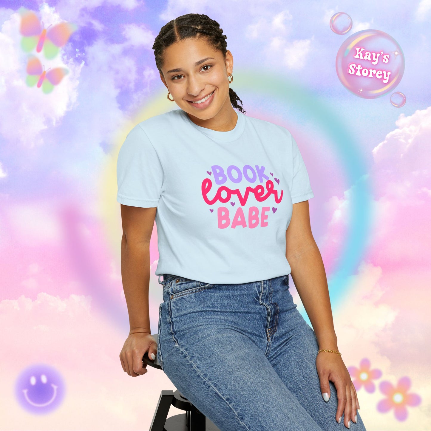 Book Lover Babe Comfort Colors T-Shirt