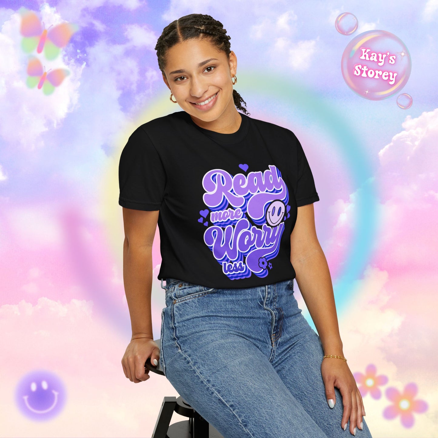 Read More, Worry Less Comfort Colors T-Shirt