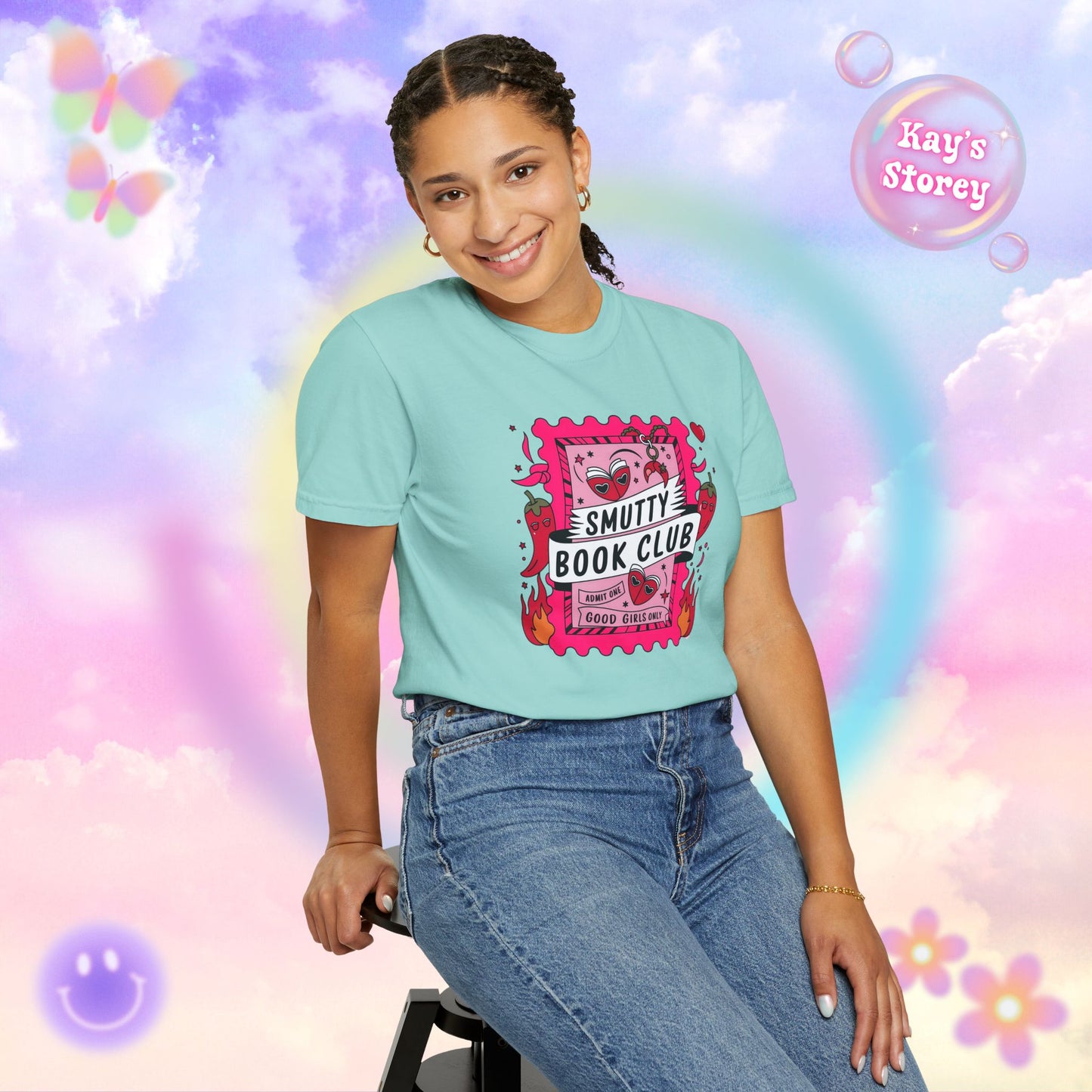 Smutty Book Club Comfort Colors T-Shirt