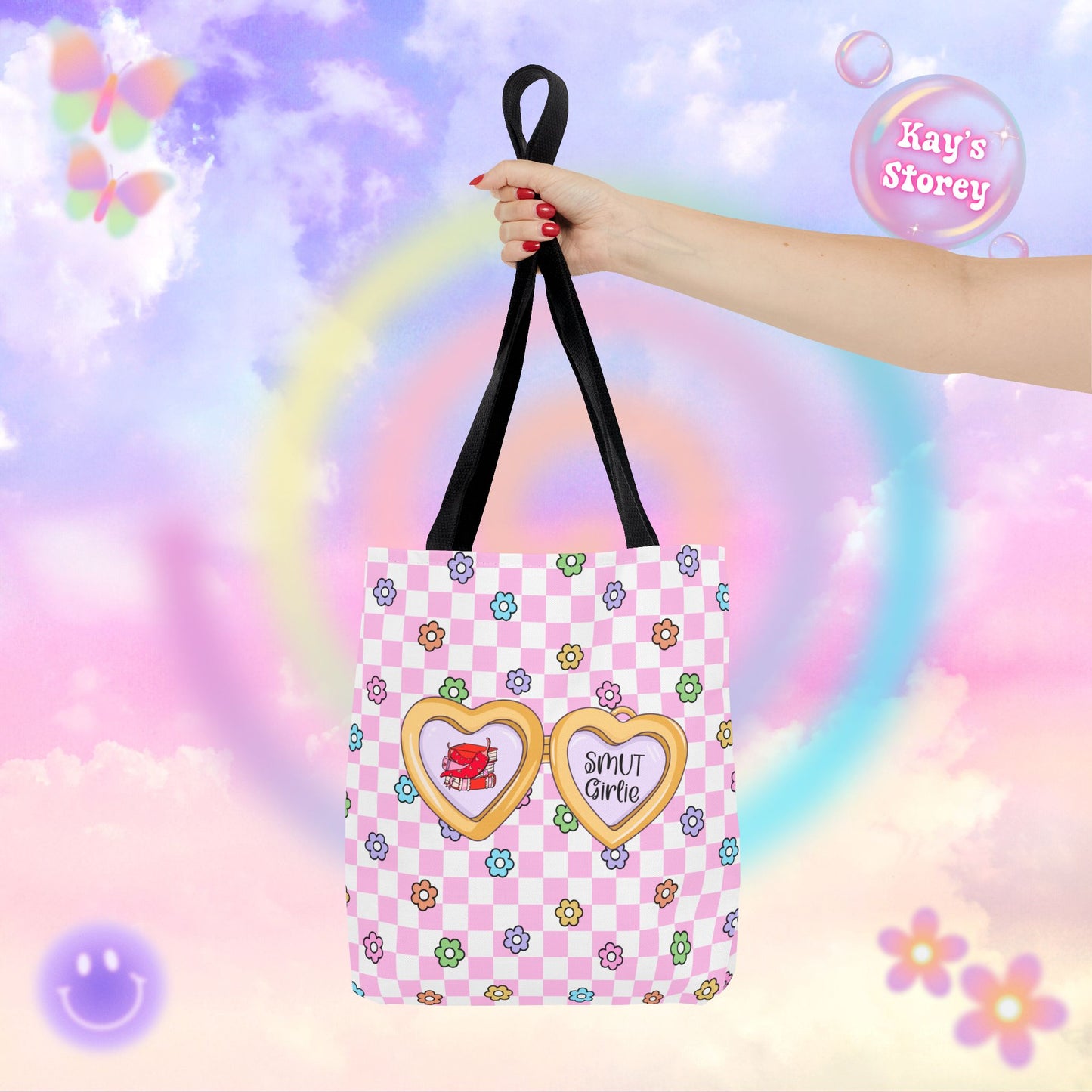 Pink Smut Girlie Tote Bag