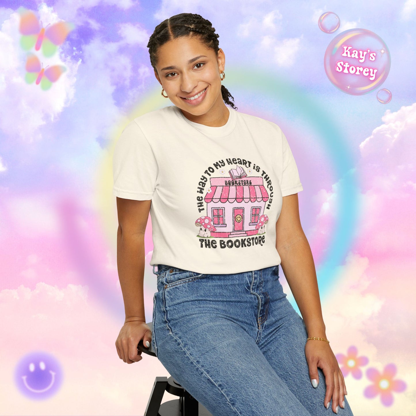 Through the Bookstore Comfort Colors T-Shirt
