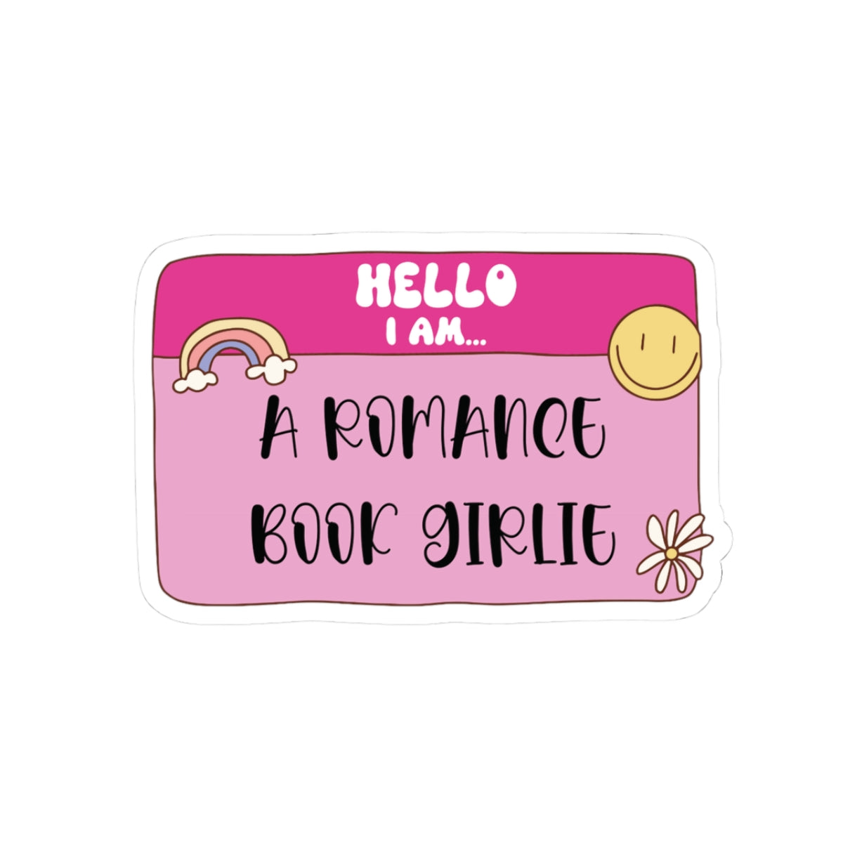 Romance Book Girlie Sticker