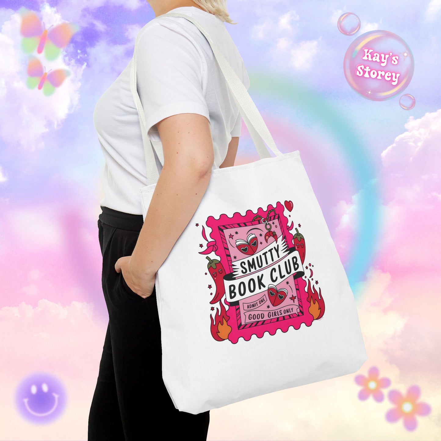 Smutty Book Club Tote Bag