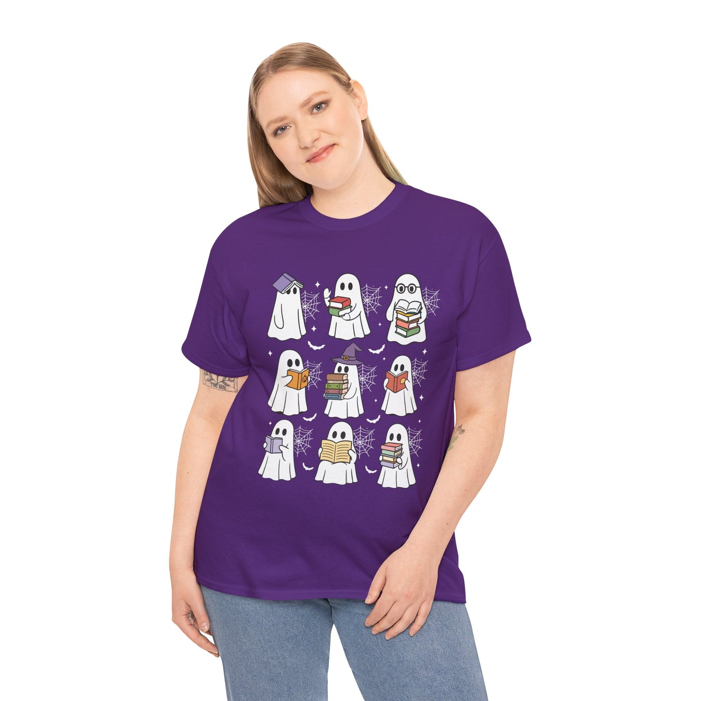 Bookish Ghosts Tee - Halloween Gift