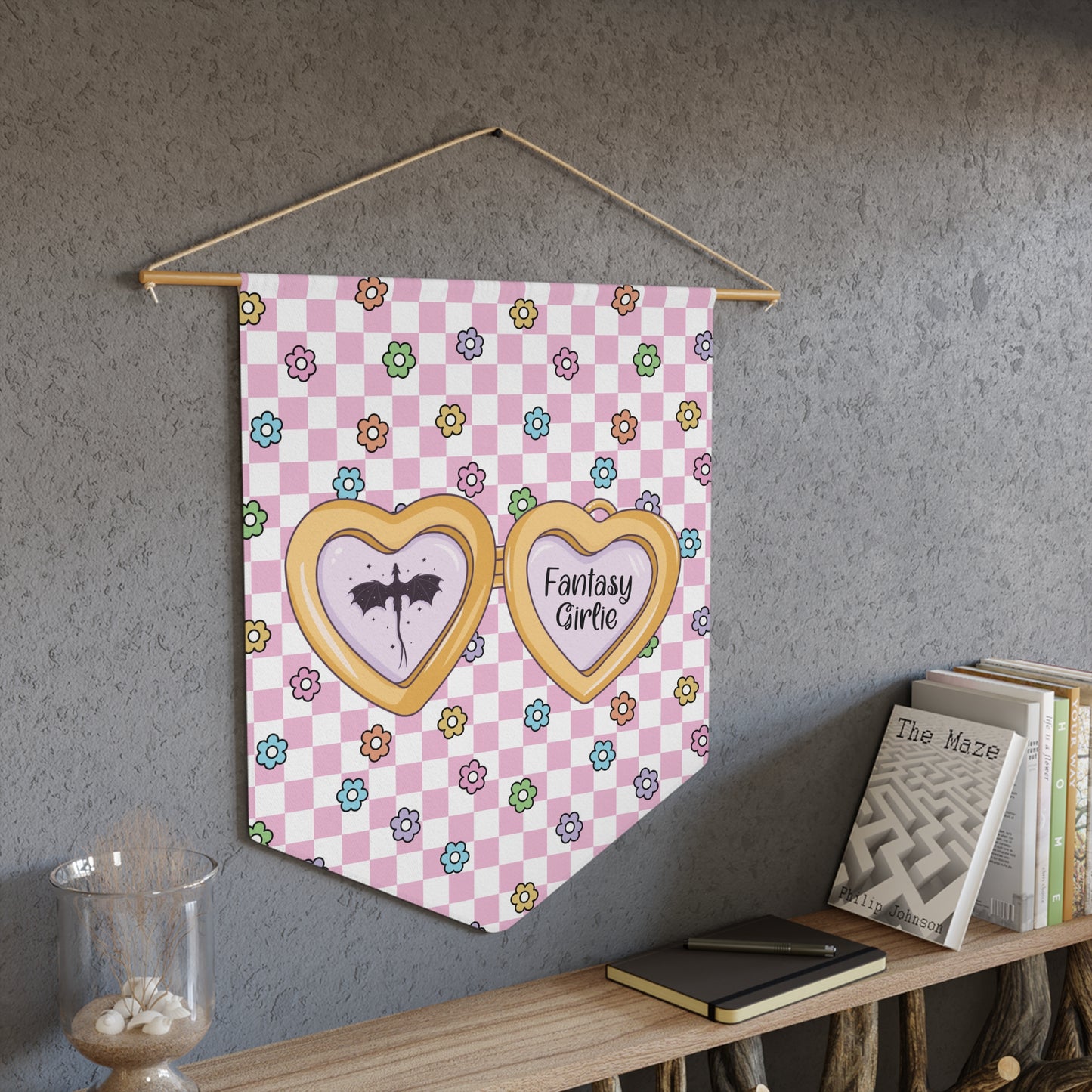 Pink Fantasy Girlie Pennant