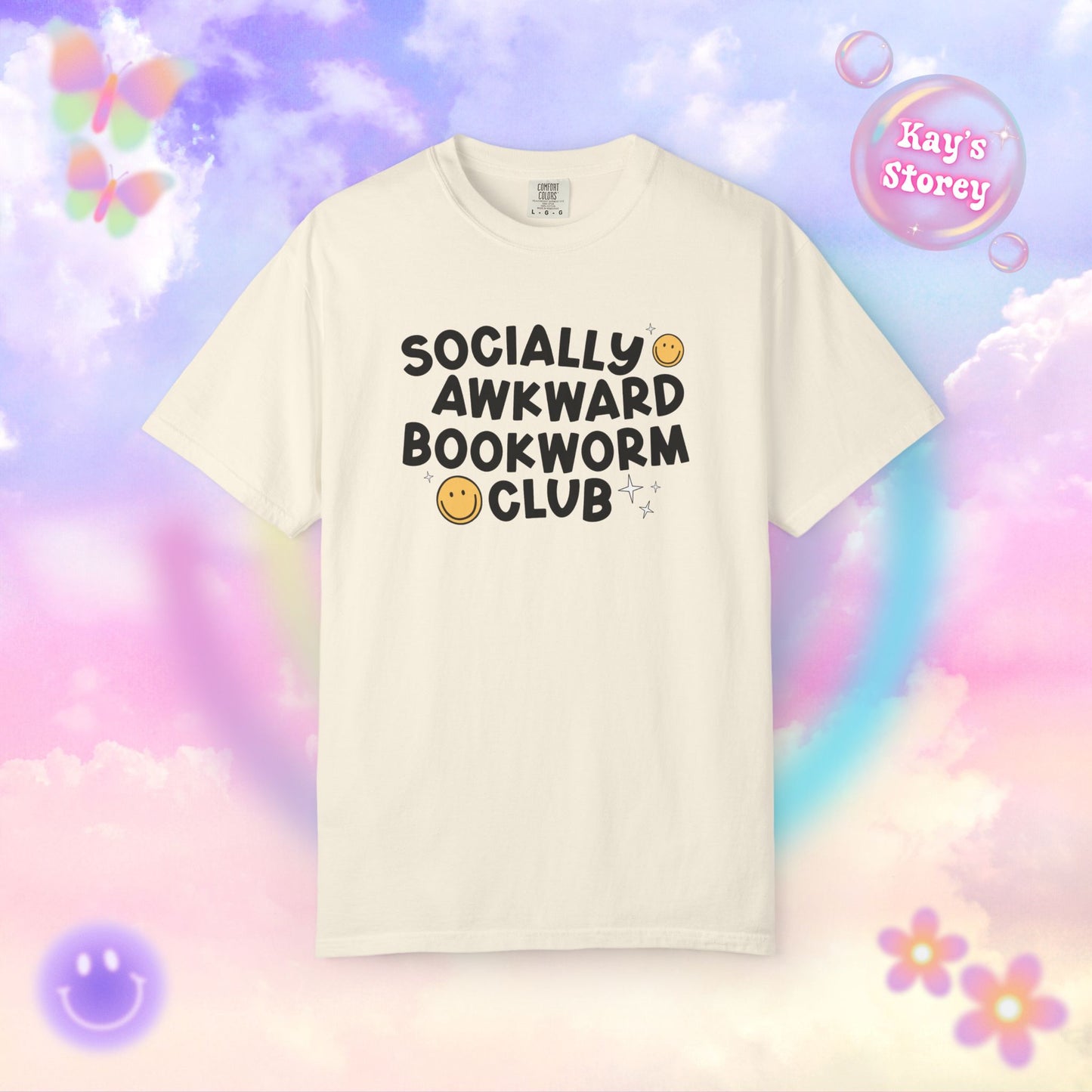 Socially Awkward Bookworm Club Comfort Colors T-Shirt