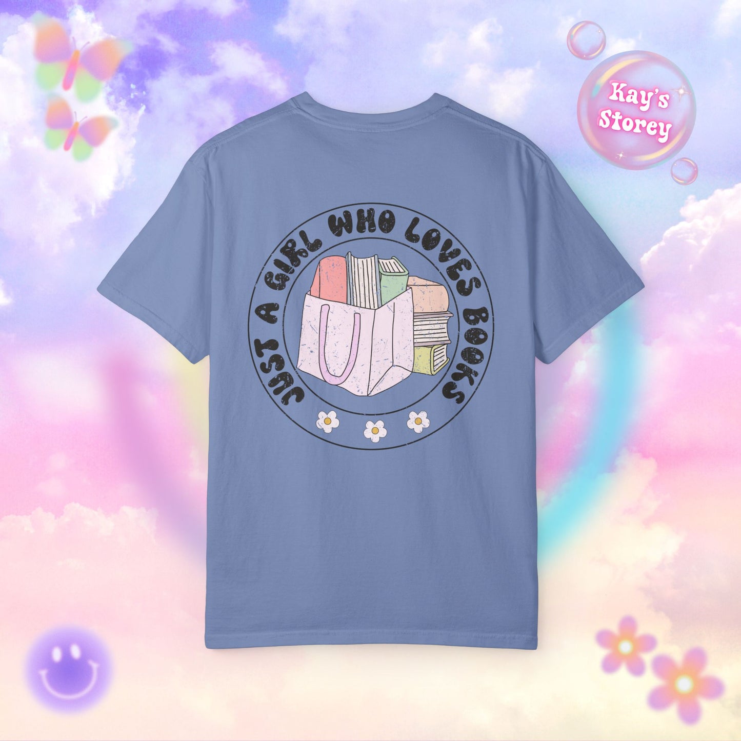 Just A Girl Who Loves Books Comfort Colors T-Shirt