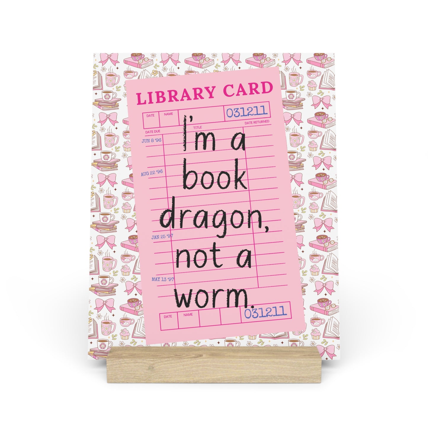 Book Dragon Bookshelf Decor with Stand