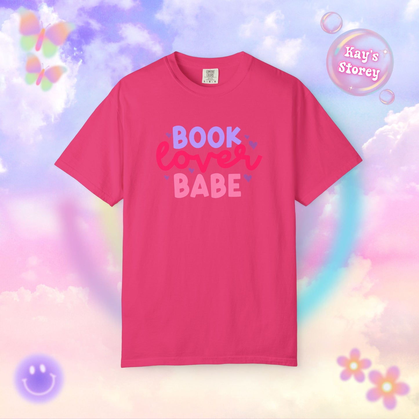 Book Lover Babe Comfort Colors T-Shirt