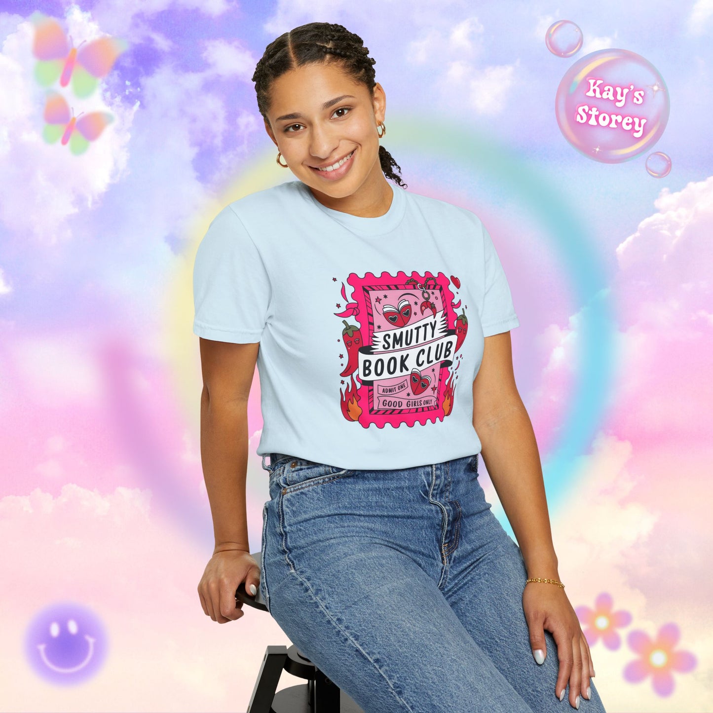 Smutty Book Club Comfort Colors T-Shirt