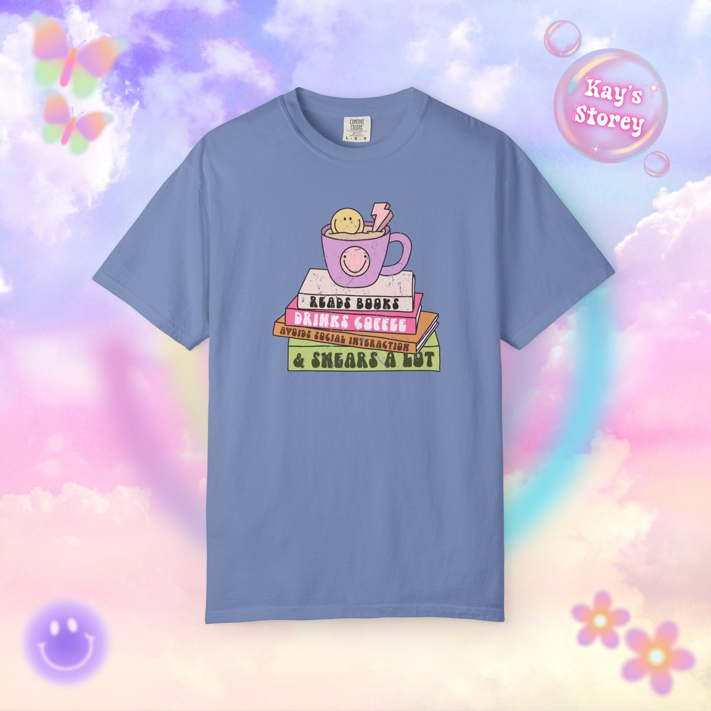 Reads Books... Comfort Colors T-Shirt