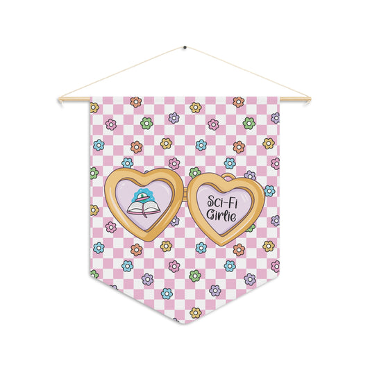 Pink Sci-Fi Girlie Pennant