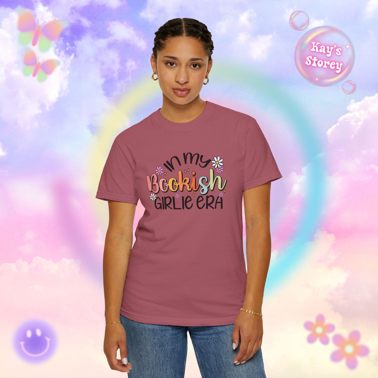Bookish Girlie Era Comfort Colors T-Shirt