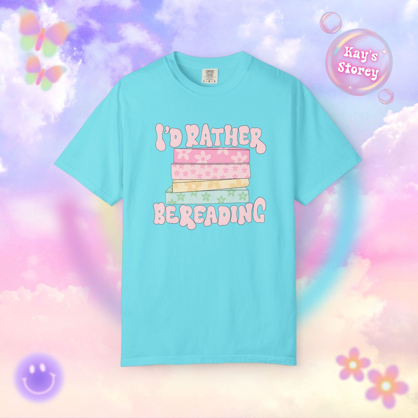 I'd Rather Be Reading Comfort Colors T-Shirt