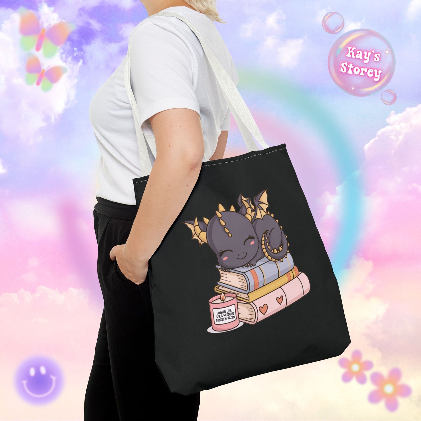 Sleeping Dragon Tote Bag