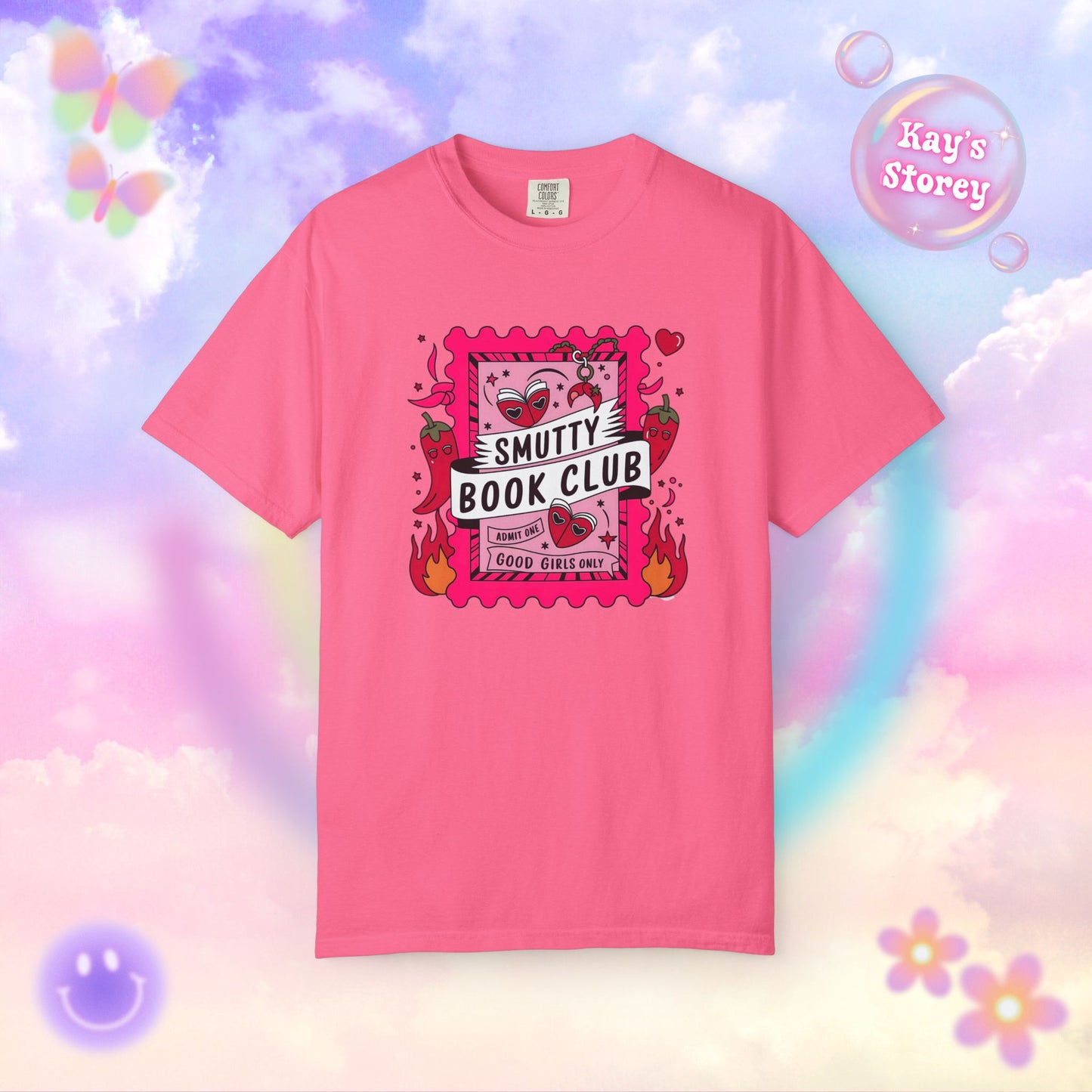 Smutty Book Club Comfort Colors T-Shirt