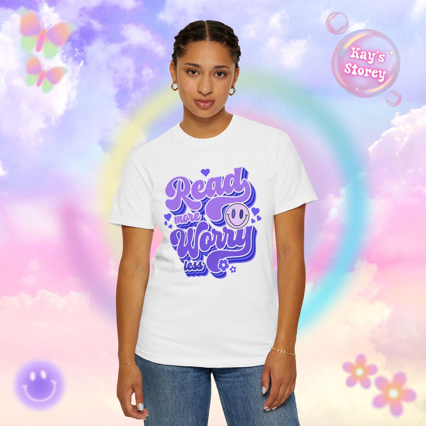 Read More, Worry Less Comfort Colors T-Shirt