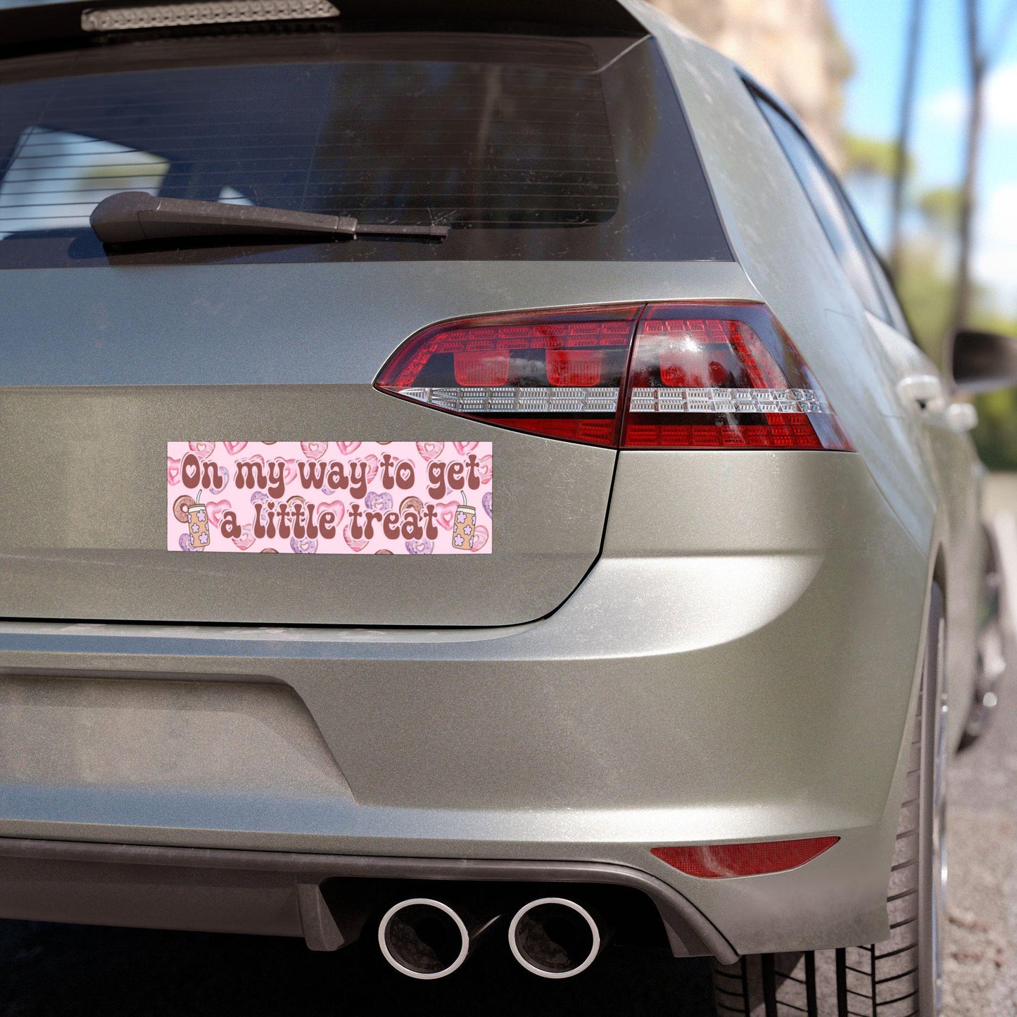 On My Way To Get A Little Treat Car Magnet