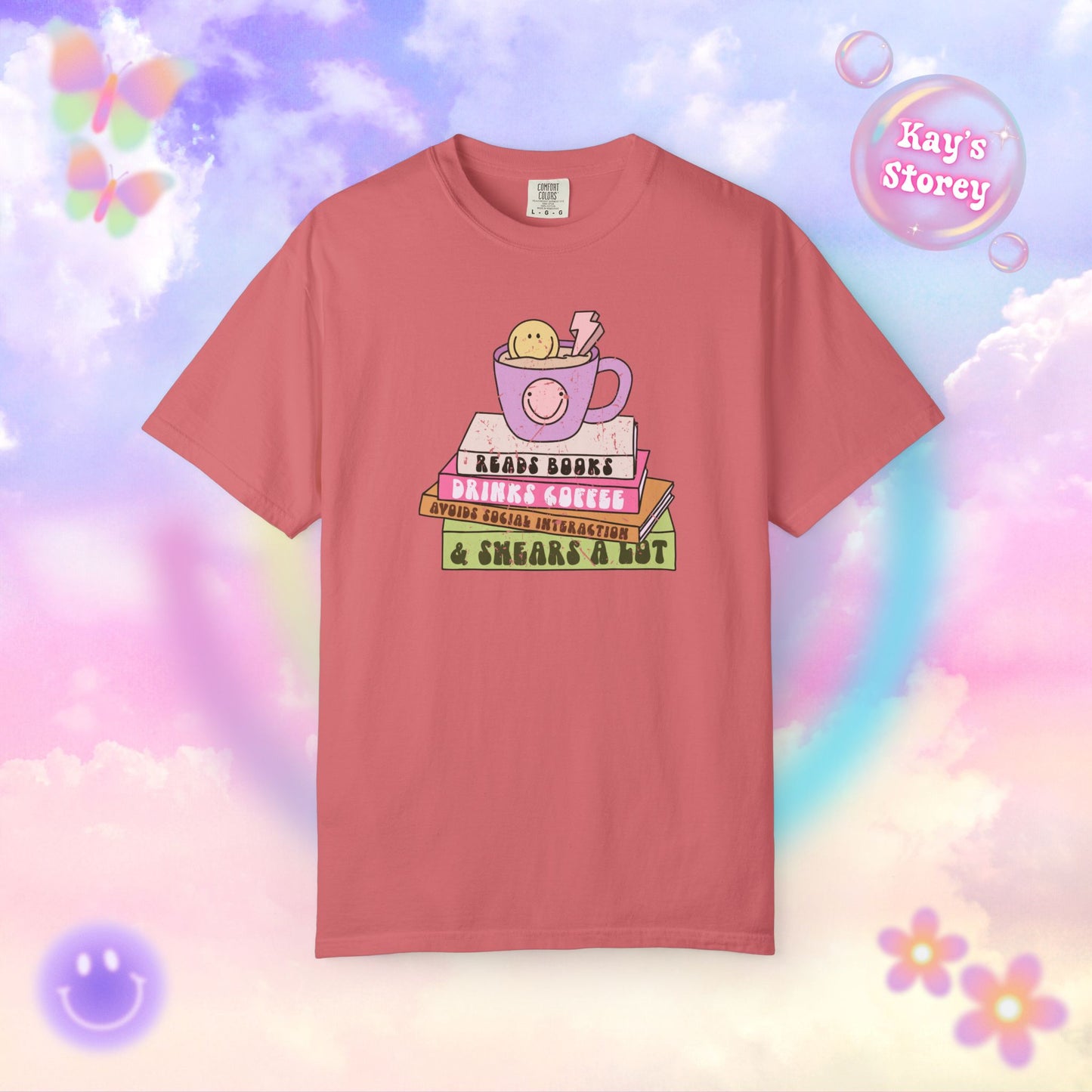 Reads Books... Comfort Colors T-Shirt