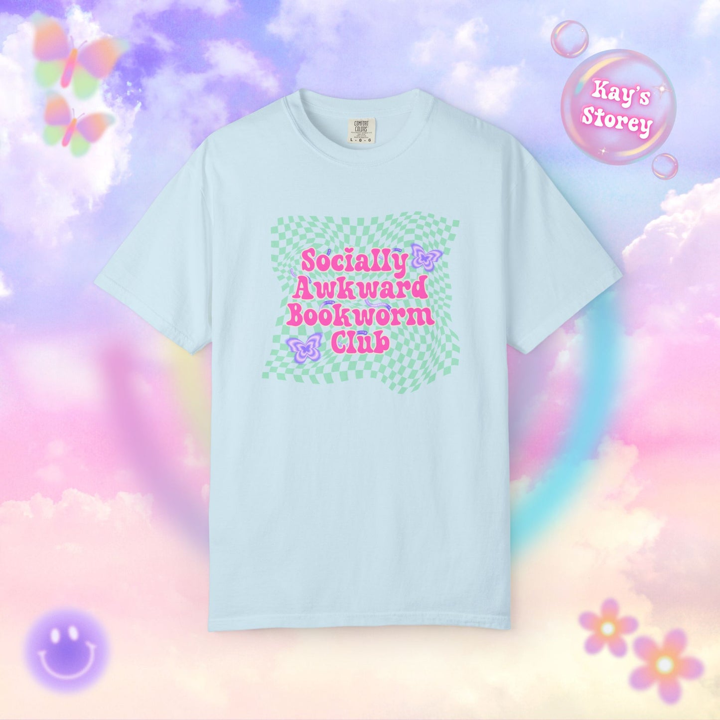 Socially Awkward Bookworm Club Comfort Colors T-Shirt