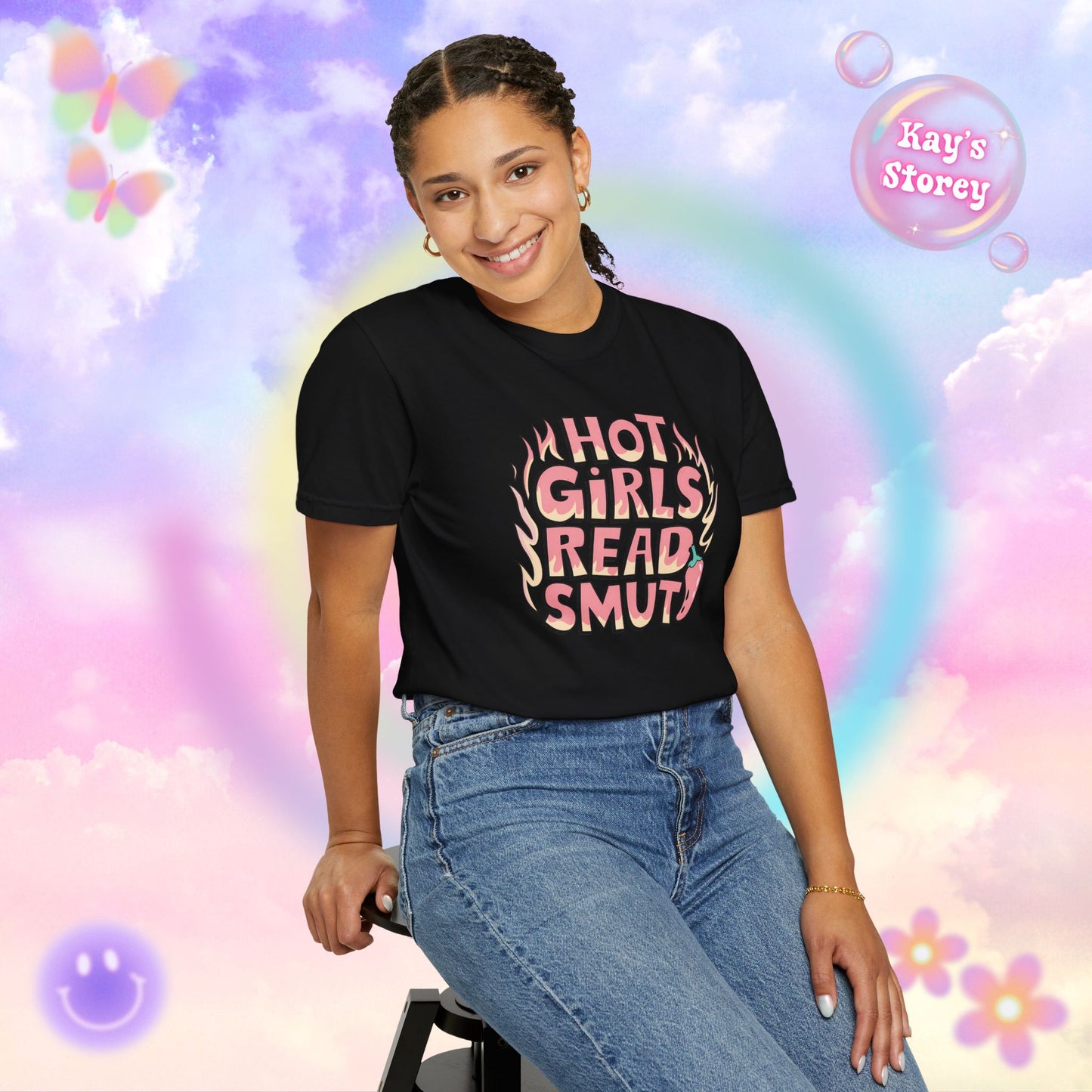 Hot Girls Read Smut Comfort Colors T-Shirt